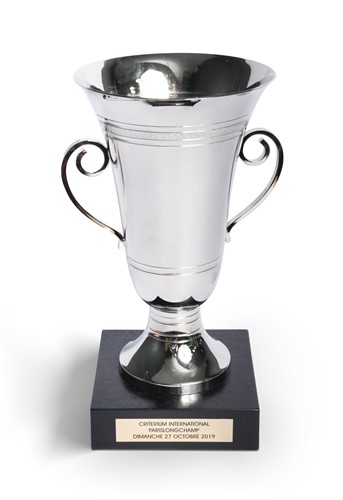 Lot 21 - A Criterium International ParisLongchamp trophy cup, awarded to Frankie Dettori