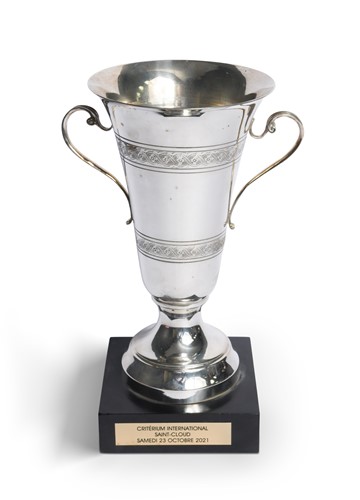 Lot 22 - A Critérium International Saint-Cloud trophy cup, awarded to Frankie Dettori