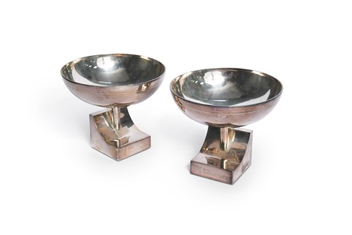 Lot 53 - A pair of Groupe Lucien Barrière, Prix Hubert de Chaudenay trophies, awarded to Frankie Dettori