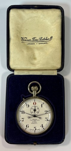 Lot 181 - Venner Time Switches, London - A 10-second flyback split timer in the original case