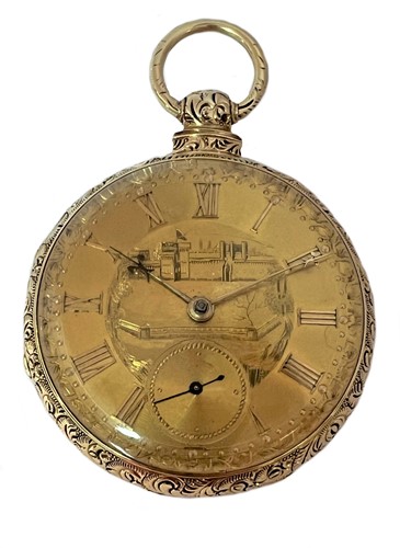 Lot 185 - Lewis Samuel & Company, Liverpool -  An open faced pocket watch