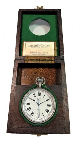 Lot 175 - Mathey-Tissot, Neuchâtel -  A Royal Navy Hydrographic Service 'H S3' deck watch