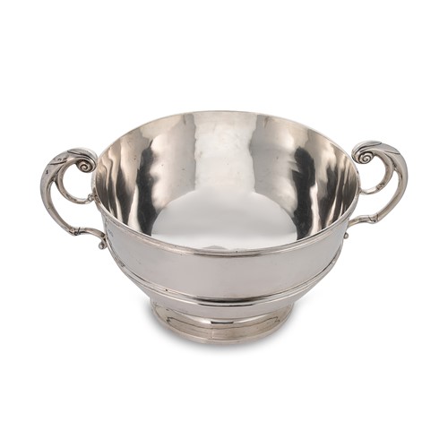 Lot 396 - A Victorian silver two handled rose bowl