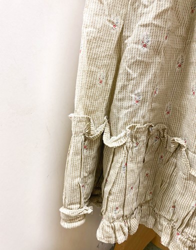 Lot 395 - An embroidered Russian poneva dress, early 20th century
