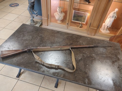 Lot 167 - A 19th-century Percussion cap Musket with 41.5-...