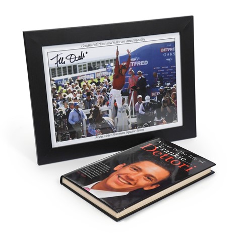 Lot 51 - A Nobu Hotel Portman Square Team signed photo of Frankie Dettori