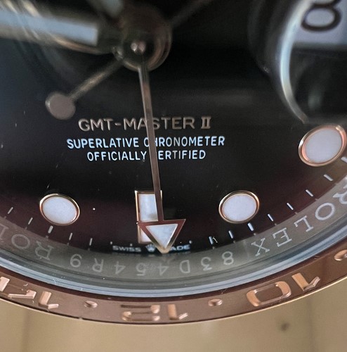 Lot 222 - Rolex - A steel and 'Everose' 'Oyster Perpetual Date GMT Master II' wristwatch