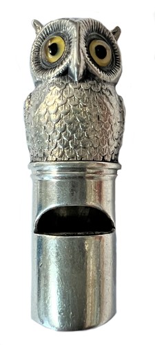 Lot 302 - A Victorian silver novelty pea whistle, mark of Sampson Mordan & Company