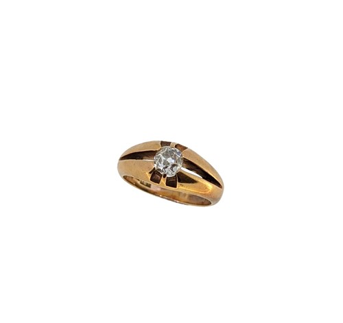 Lot 99 - A single stone diamond ring