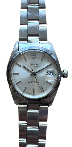 Lot 213 - Tudor by Rolex - A steel 'Prince OysterDate' wristwatch
