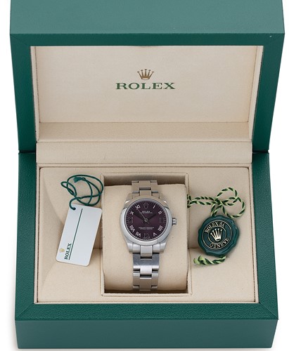 Lot 215 - Rolex - A steel 'Oyster Perpetual 31' wristwatch