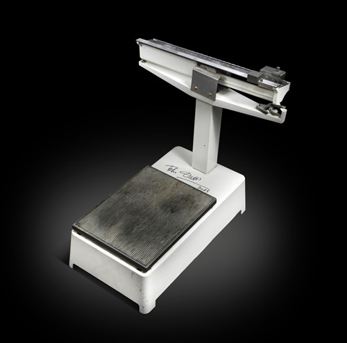 Lot 113 - Frankie Dettori's personal jockey weighing scales