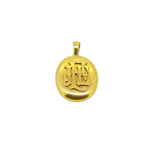 Lot 75 - A Victorian hinged locket
