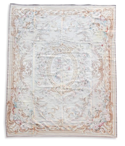 Lot 574 - A large Aubusson-style tapestry, 20th century