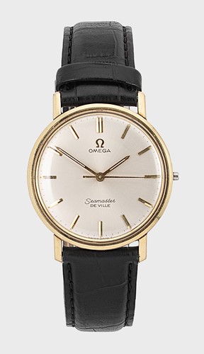 Lot 394 - Omega - A gold plated 'Seamaster de Ville' wristwatch