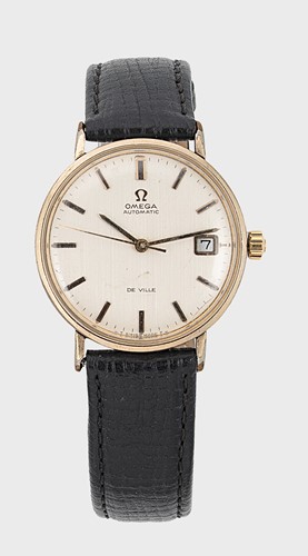 Lot 393 - Omega - A gold plated 'de Ville' wristwatch