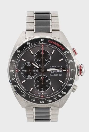 Lot 423 - Tag Heuer - A steel 'Formula 1' chronograph wristwatch