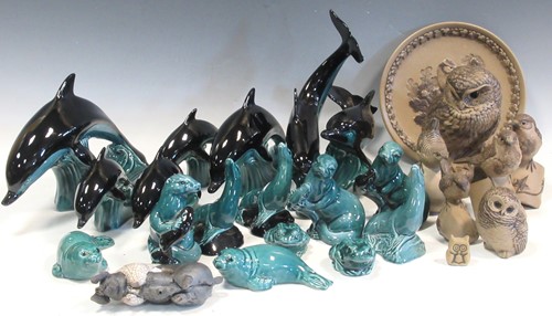 Lot 66 - Poole Pottery, a large collection of animal...