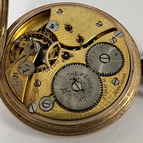Lot 314 - Kendall & Dent, London – A 9ct gold hunter pocket watch