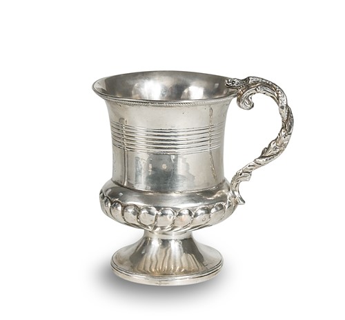 Lot 359 - A George IV silver christening mug
