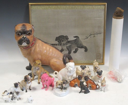 Lot 32 - A collection of continental porcleain models...