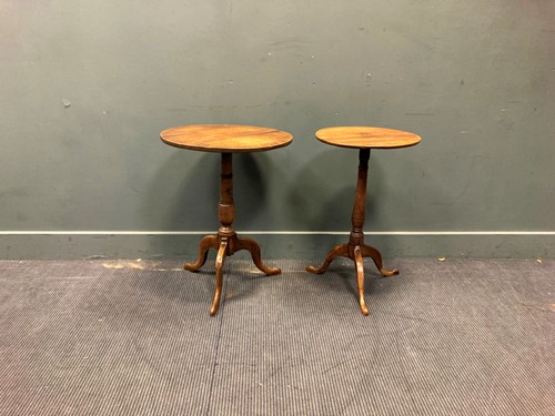 Lot 331 - A19th century oak tilt-top tripod table...