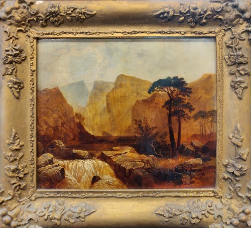 Lot 210 - English School early 19th century, Mountainous...
