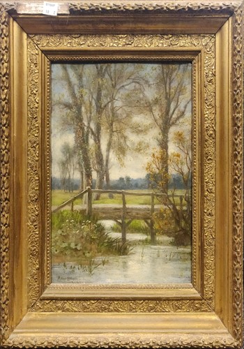 Lot 207 - Robert Collinson (late 19th century) Wooded...