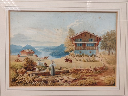 Lot 277 - Collection of 10 framed pictures - prints, a...