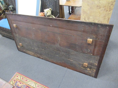 Lot 268 - A 17th century and later oak refectory table...