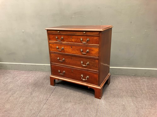 Lot 411 - A George III and later mahogany bachelors...