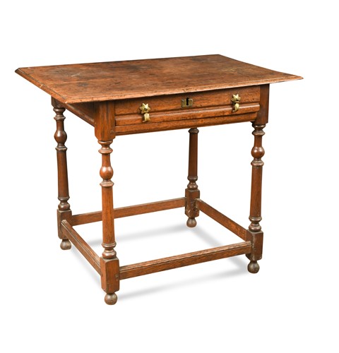 Lot 326 - An oak side table, early 18th century