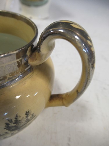 Lot 19 - Various ceramics to include a Regency back...