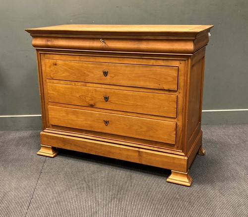 Lot 355 - A Continental Biedermeier style fruitwood...