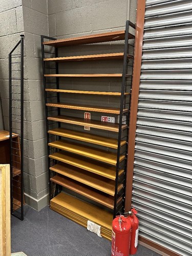 Lot 279 - A mid-century Ladderax modular shelving system