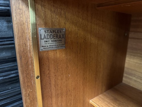 Lot 279 - A mid-century Ladderax modular shelving system