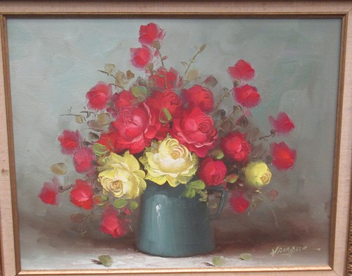 Lot 239 - Two floral still life
