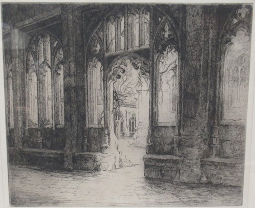 Lot 248 - A group of five architectural etchings