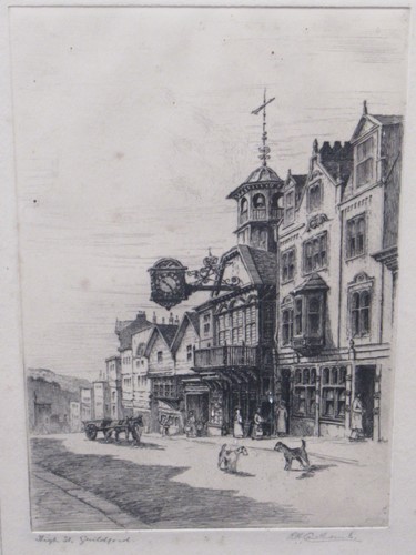 Lot 359 - A group of five etchings
