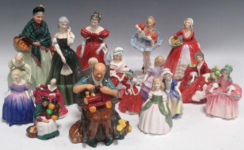 Lot 47 - A collection of Royal Doulton figures to...