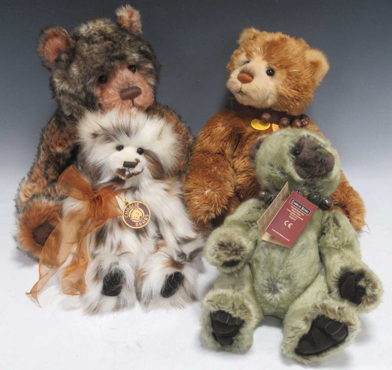 Lot 85 - Four Charlie Bears, comprising limited edition...