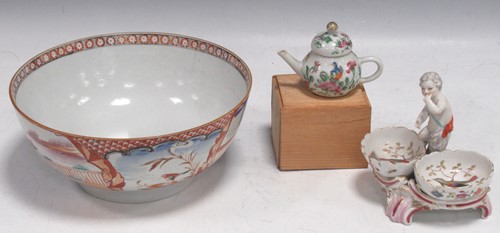 Lot 18 - A Chinese enamelled porcelain punch bowl...