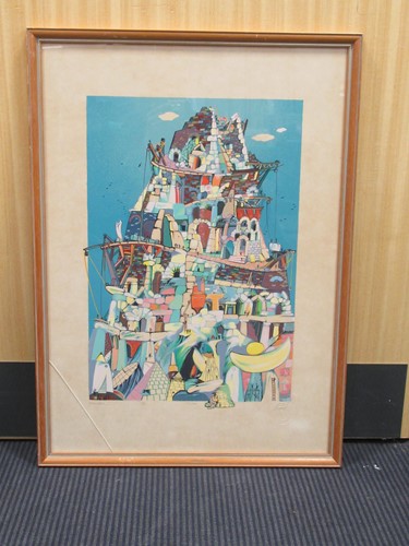 Lot 194 - Two Contemporary Spanish prints, one of the...