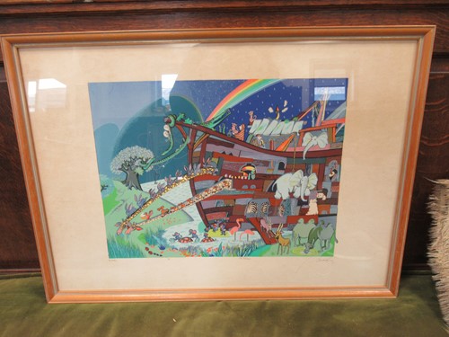 Lot 194 - Two Contemporary Spanish prints, one of the...