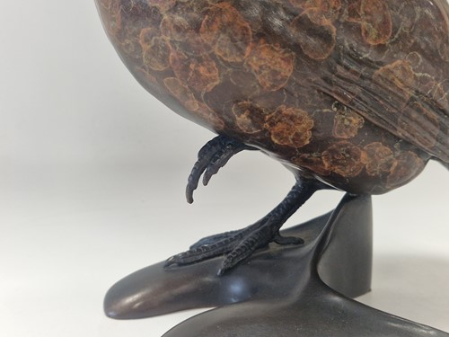 Lot 305 - Alan Glasby (1945-2008), a bronze model of a partridge