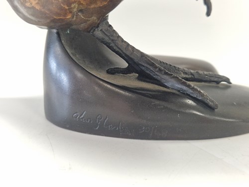 Lot 305 - Alan Glasby (1945-2008), a bronze model of a partridge