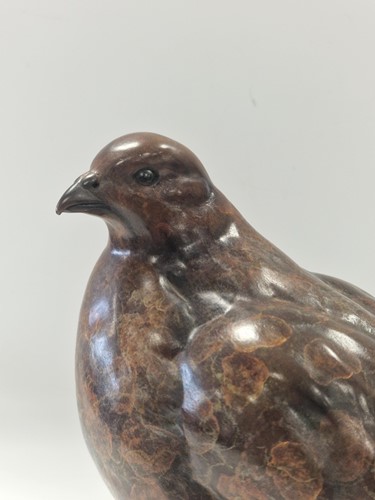 Lot 305 - Alan Glasby (1945-2008), a bronze model of a partridge