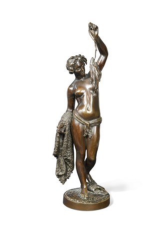 Lot 449 - Jean Jacques Pradier (1790-1852), La Peche