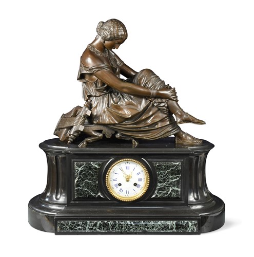 Lot 451 - Jean Jacques Pradier (1790-1852), Sappho Assise