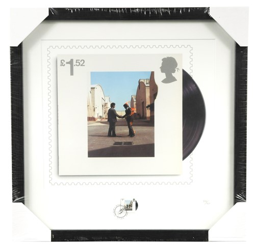 Lot 157 - Pink Floyd interest: A Royal Mail limited edition giclée print of the Wish You Were Here stamp